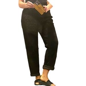 Vintage Danier, Black Suede trouser. Sz 12